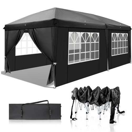 Large 3mx6m pop gazebo with - 3mx6m,