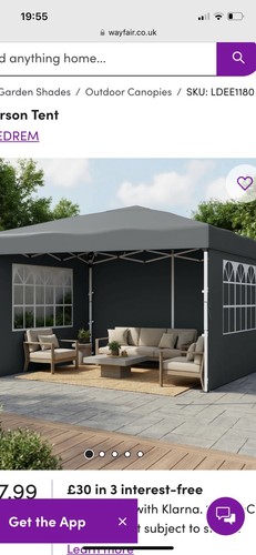 Gazebo marquee 3x3m pop - marquee,