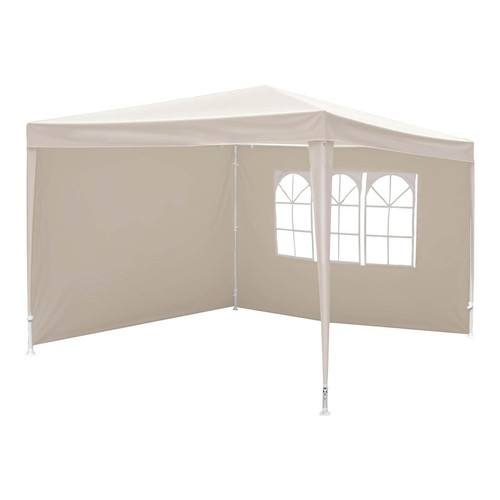 Gazebo tent square 3x3 beige - gazebo,