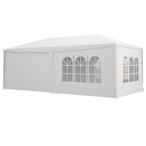 Outsunny garden gazebo - outsunny, 6m