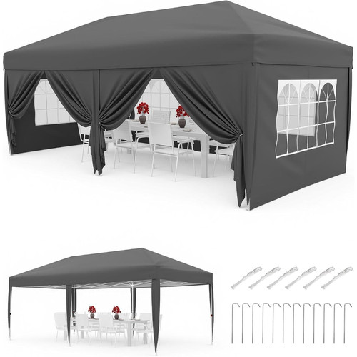 3x6m pop gazebo heavy duty - heavy,