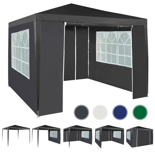 3x3m gazebo with side panels - 3x3m,