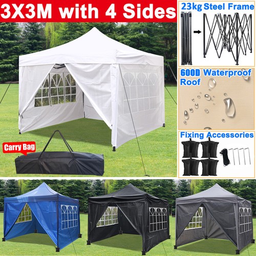 3mx3m heavy duty pop gazebo - duty, up