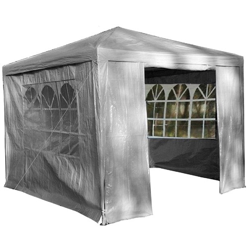 Grey gazebo garden marquee - grey,