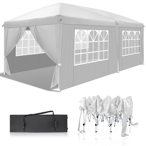 Large 3mx6m pop gazebo - up,