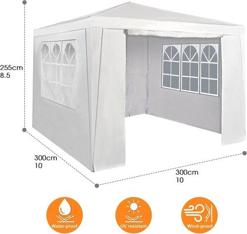 3x3m heavy duty gazebo marquee - gazebo,