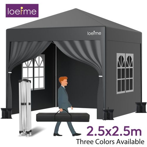 Lofeme 5x2 gazebo pop - 2.5x2.5, up